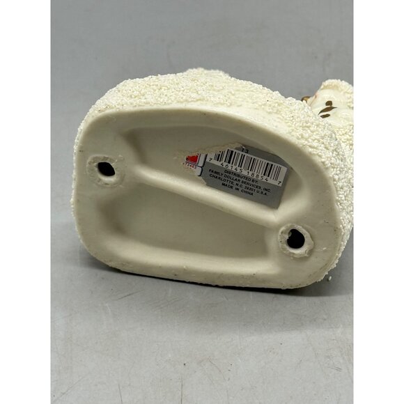 Ceramic Snowman & Tree Candle Holder Figurine Christmas decor 4" READ - Picture 9 of 10